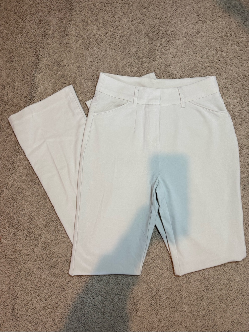 Y2K Office Siren Beige Work Pants